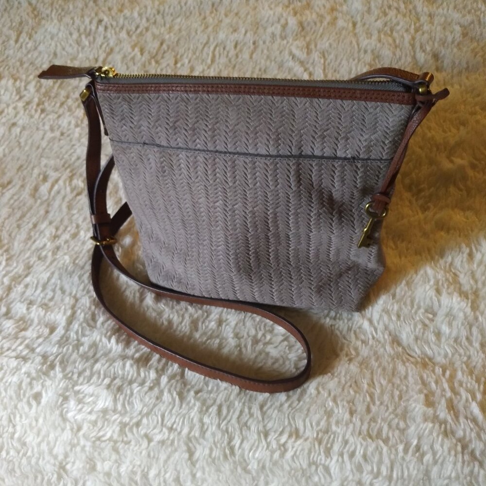 Fossil suede crossbody